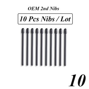 와콤 프로 펜 2 용 표준 블랙 펜촉 그래픽 드로잉 태블릿, 한개옵션1, [01] 10 Pcs Nibs