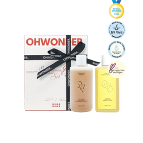 OHWONDER. 얼티메이트 글로우 루틴 샴바 셋트(샴푸 바디워시), 2개, 300ml