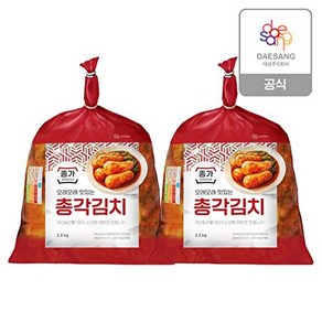 종가 [종가] 총각김치2.3kg*2EA, 2.3kg, 2개