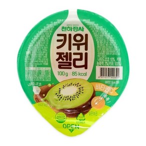 [푸른들마켓][진주] 키위젤리 100g, 1개