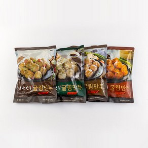 북촌손만두 굴림만두 500g 4종 세트 (고기 김치 갈비 청양), 4개