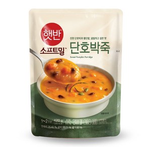비비고 (햇반 소프트밀) 단호박죽 420g (파우치형), 6개