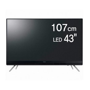 삼성전자 43인치 FULL HD LED TV 모니터 (UN43K5300AFXKR) 전면 왼쪽상단 스크레치 상품