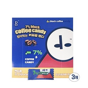 디오 블랙커피향 캔디 인스턴트 커피 25g x 3개입, 단품, 1세트