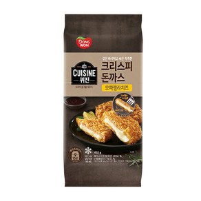 동원 퀴진 크리스피 돈까스 모짜렐라 치즈 3개입 450g