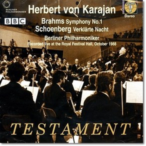 [CD] Herbert von Karajan 브람스: 교향곡 1번 / 쇤베르크: 정화된 밤 - 카라얀 (Brahms: Symphony No.1 / Schoe...