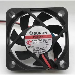 SUNON HA40101V4-D26C-999 쿨러 선풍기 DC12V 0.8W 4cm 40x40x10mm, 01 CHINA, 01 CHINA