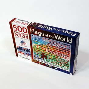 Flags of the Wold 500 Piece Jigsaw 세계국기 직소퍼즐, 1개