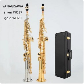 색소폰 made in Japan 소프라노 wo37 silvering gold key