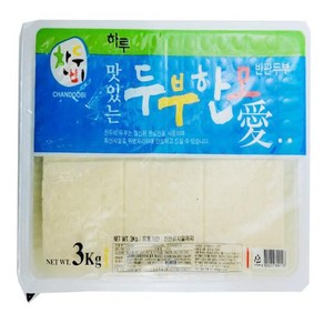 하루두부한모(반판두부) 3KG통일식품, 1개, 3kg