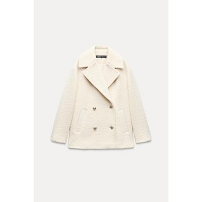 ZARA 자라 부클레 더블브레스트 코트 3046296 3046/296