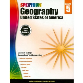 Spectum Geogaphy Gade 5(Papeback):United States of Ameica