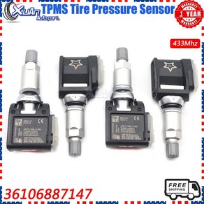 타이어압력 XUAN-타이어 압력 모니터 TPMS 센서 36106887147 BMW 5 G30 G31 G38 F90 M5 6 G32 GT 7 G11 G12 x 3 G01 4 G02