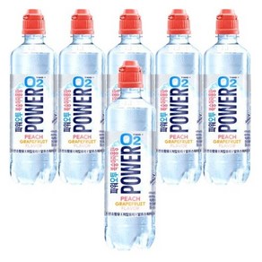 파워오투 복숭아 자몽 혼합음료, 500ml, 12개