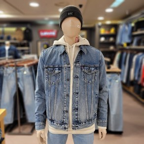 리바이스 무료배송!! 청자켓은 리바이스가 진리!! 지금 당장 입어야할 그 자켓!! LEVI'S 오리지날 데님 트러커자켓 미디엄블루[NC불광]574