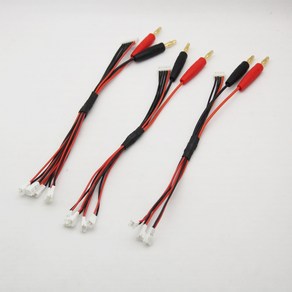 LIPO 배터리 PH2.0 PH1.5 51005 전원 충전 케이블 와이어 4mm 플러그 Gaoneng BetaFPV RC FPV 드론 IMAX B6 B6AC 충전기 1S, [01] 1 fo 3 PH1.25, 01 1 fo 3 PH1.25, 1개