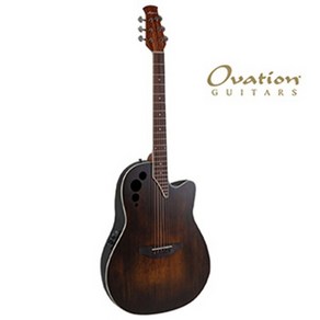 오베이션 Ovation Applause AE44 7S 어플러스 엘리트 바니쉬 브라운 픽업 장착 통기타, 1개