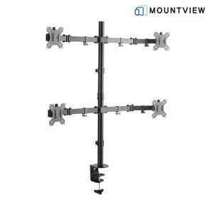 마운트뷰 쿼드 모니터 암 클램프형 거치대 MV12-C048N
