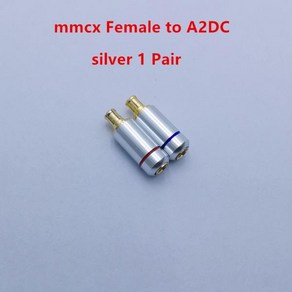 Mmcx 암-A2DC/ 0.78mm 2 핀 맞춤형 범용 소켓 mmcx 케이블 어댑터 개, 0 Smmcx to A2DC pai, 한개옵션1, 1개