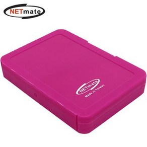 [강원전자] NETmate NMA-LM45 MicoSD+SD 메모리카드 케이스(4매/레드), 1개