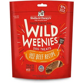 스텔라 츄이즈 동결건조 와일드 위니 도그트릿 Stella Chewys Feeze Died Raw Weenies Dog Teats, 1개, 326g