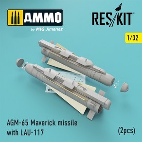 CGRS32-0192 1대32 AGM-65 매버릭 미사일 및 LAU-117 포함 - 2개 포함 AV-8B A-10 F-4 F-16 FA-18