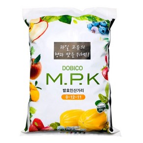 MPK발효인산가리 20KG - 인산 가리 미생물 유기질 복합 비료 밑거름, 1개