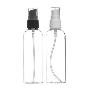 [허브스프레이샵] 플라스틱 에센스용기 모음10ml~400ml, 100ml, 투명용기 흰색캡, 1개