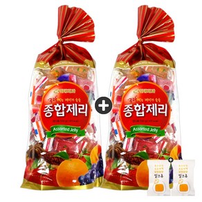 일광 옛날 종합젤리(500g) x 2봉(+밀크츄 2개포함), 500g, 2개