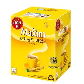 맥심 모카골드 커피믹스 210+10T, 12g, 220개입, 1개