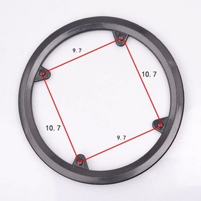 체인 가이드 가드 홀 자전거 크랭크 커버 세트 휠 교체 옵션 크기