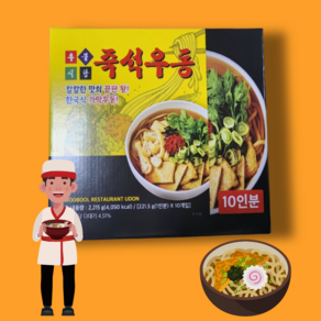 우불식당 즉석우동 221.5GX10 포장마차 가락우동 코스트코 봉지면 대용량, 221.5g, 1개