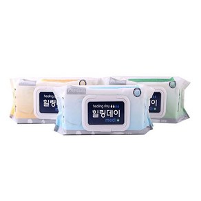 빅사이즈 물티슈 엠보싱 플레인 캡형 60매x5팩 병원용, 플레인(일반두께/450g/5팩), 60개, 60개