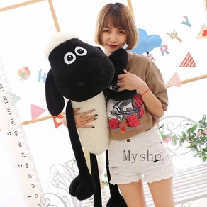 [Myshe]생일선물 숀더쉽 봉제인형 새끼 양 인형 sw3 S0011209, 40CM, 1개