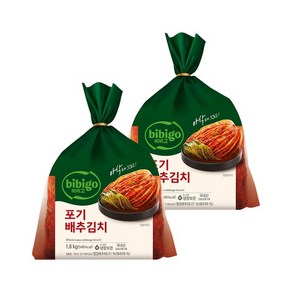 비비고 포기배추김치 1.8kg x2개, 2개