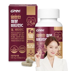 GNM자연의품격 맘편한 비헴철 여성 임산부 철분제 비타민C 수유부 청소년 어린이