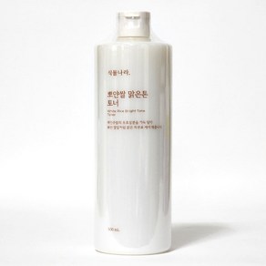 식물나라 뽀얀쌀 맑은톤 토너 500mL 2개