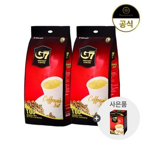 G7 베트남 커피 3IN1 커피믹스 100개입 x 2개 + 믹스커피 10개 구성 (총 210개), 210개, 100개, 16g