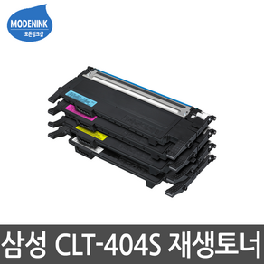 삼성전자 CLT-K404S SL-C430 C432 C433W C480 C482 C483FW 비정품토너, 1개, CLT-Y404S 노랑 맞교환