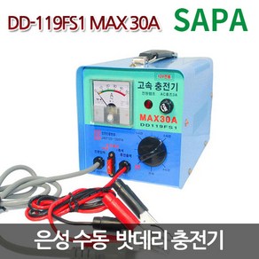 은성 딩동파워 수동 배터리 충전기 [DD-119FS1 MAX 30A 12V전용200A이하]/급속수동충전기 자동차/농기계/골프카/딥싸이클, 1개