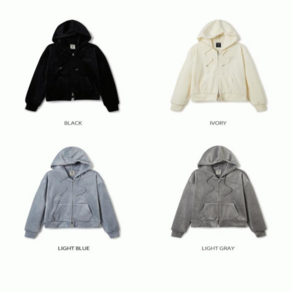 후아유 여성 퍼 본딩 후드집업 Fu Bonding Hood Zip-up WHMZE4V31F