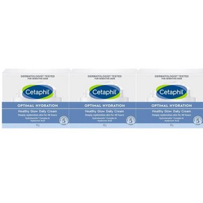 세타필 옵티마 하이드레이션 헬시 글로우 데일리 크림 48g 3팩 Cetaphil Optimal Hydation Healthy Glow Daily Ceam 48g, 3개