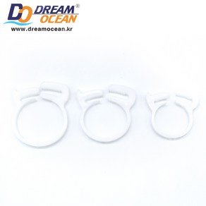 sanking 산킹 호스 클램프 1개 (20mm 25mm 32mm) 배관자재 부속 고정 PVC파이프 수족관 배관부속 배관용품 플라스틱