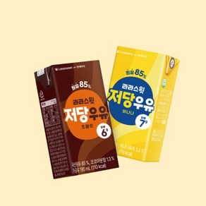 라라스윗 저당 바나나우유 멸균팩 190ml 6개