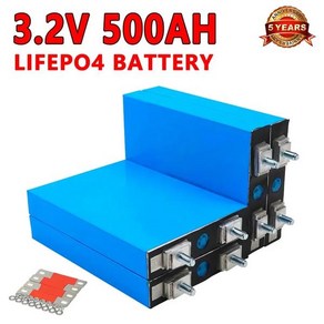 DIY 리튬 인산철 배터리 A 등급 충전식 셀 Lifepo4 3.2V 300AH 400AH 500AH 12V 24V 36V 48V 4개, [03] 300ah-1pcs