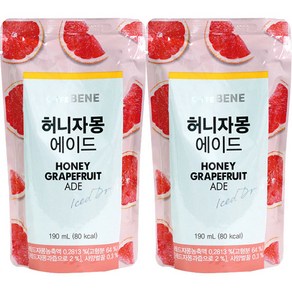 카페베네 허니자몽 에이드 190ml x 50팩