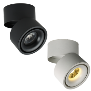 에덴마켓 LED 로사 직부등 COB 12W 3000K, 블랙, 1개