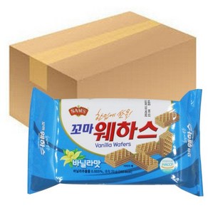 꼬마웨하스 바닐라맛 70g 20개입 1박스 한입과자 무