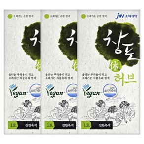 [정품] 중외제약 창포 휴 허브 천연염색약 3개, 1호 진한흑색