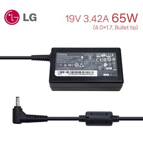 Chicony A18-065N3A 19V 3.42A 65W LG 울트라PC 노트북 전원 충전기 어댑터 케이블